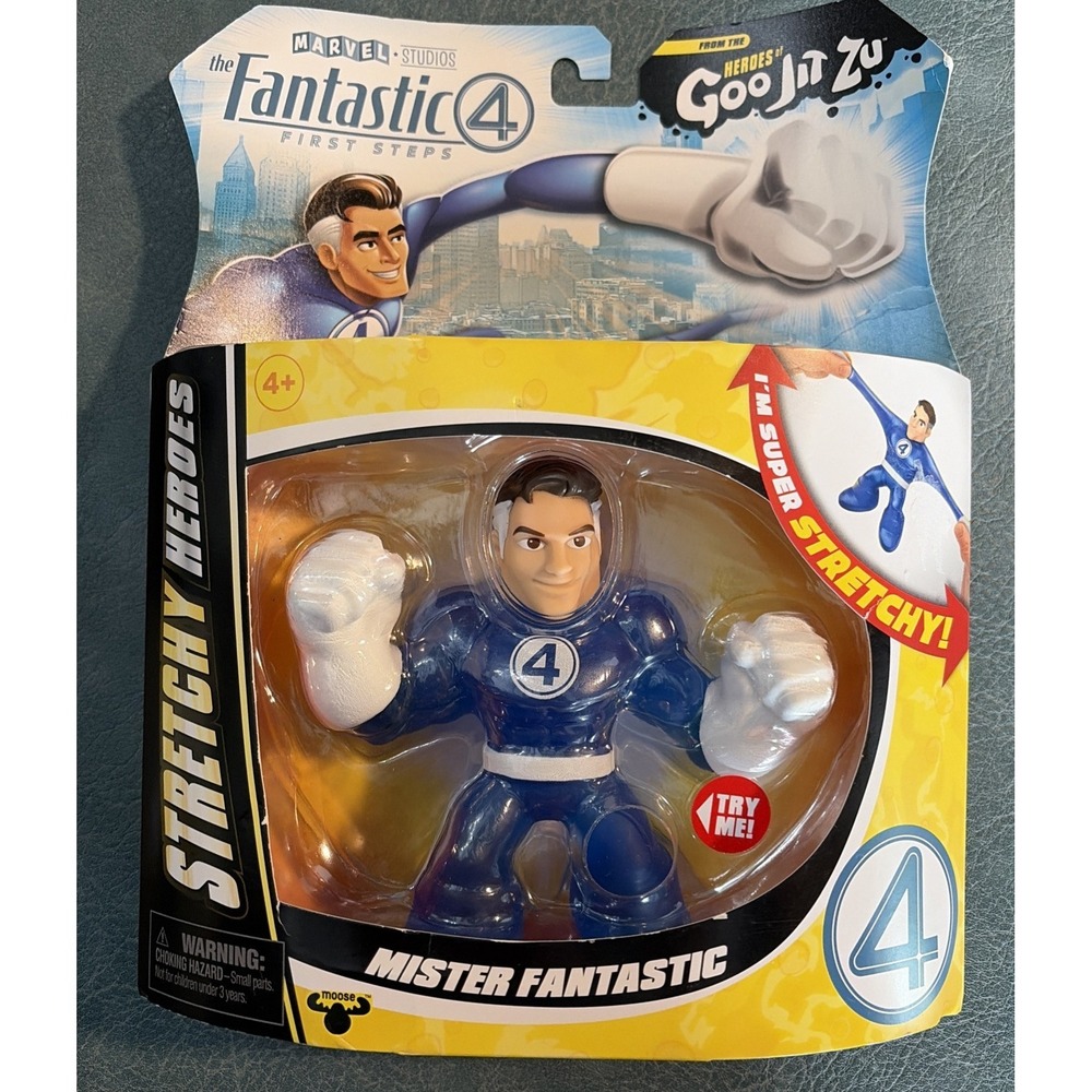 Heroes of Goo Jit Zu Marvel Fantastic 4 Mister Fantastic - NEW & Sealed